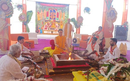 Kota: शुद्धाद्वैत प्रथम पीठ श्री बड़े मथुराधीश मंदिर पर श्रीगोपाल यज्ञ