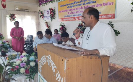 आयुर्वेद के पुनर्जागरण की ऐतिहासिक पहल: कोटा में हुआ भव्य निःशुल्क आयुर्वेद स्वास्थ्य शिविर