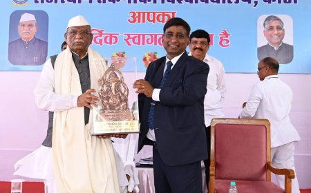 आरटीयू का नवनिर्मित मुख्य द्वार विश्वविद्यालय के गौरव, संस्कृति और प्रगति का प्रतीक : राज्यपाल हरिभाऊ बागडे