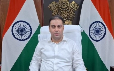 IAS पीयूष सामरिया ने कोटा कलक्टर का कार्यभार ग्रहण किया