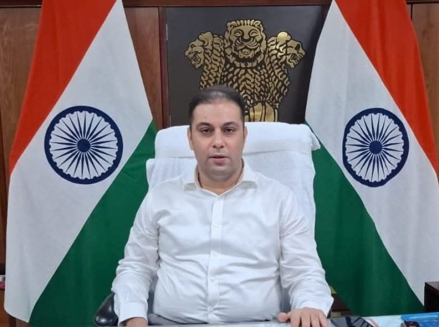 IAS पीयूष सामरिया ने कोटा कलक्टर का कार्यभार ग्रहण किया