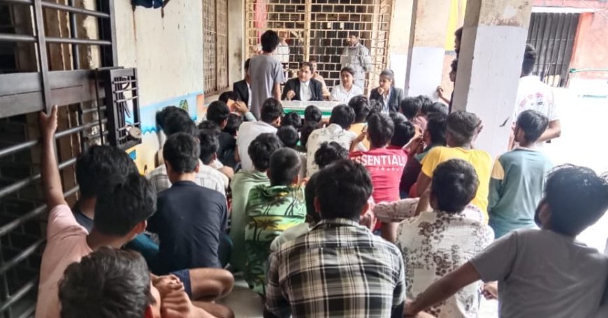 कोटा में किशोर न्याय बोर्ड विजिट कर विधिक साक्षरता से किया जागरूक