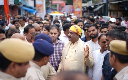 कोटा में लोकसभा अध्यक्ष ने किया अनंत चतुर्दशी शोभायात्रा मार्ग का निरीक्षण