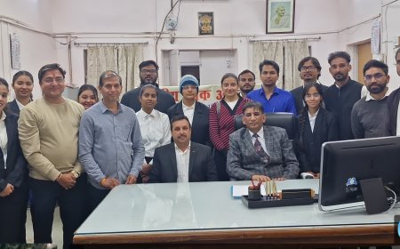 कोटा में आयोजित राष्ट्रीय लोक अदालत में विधि विद्यार्थियों ने जानी लोक अदालत की प्रक्रिया