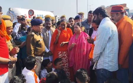 कोटा हाईवे पर थमा काफिला, वसुंधरा के उतरते ही जागा प्रशासन