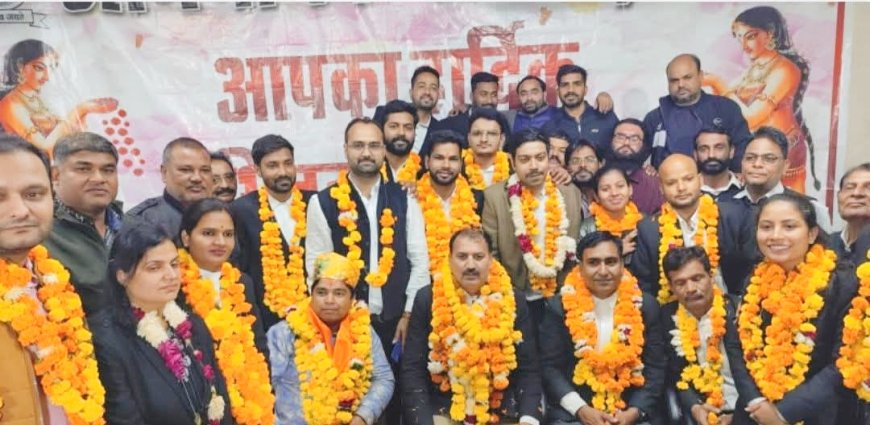 कोटा अदालत में जश्न का माहौल अध्यक्ष बनें भारत अड़सेला, शंभू सोनी महासचिव, कैलाश बामनिया उपाध्यक्ष