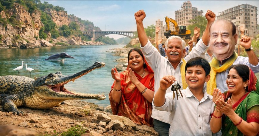 चंबल नदी दिल है तो घड़ियाल इसकी धड़कन, 40 साल का प्रतिबंध 4 वर्ष प्रयास 40 हजार परिवारों को लाभ :