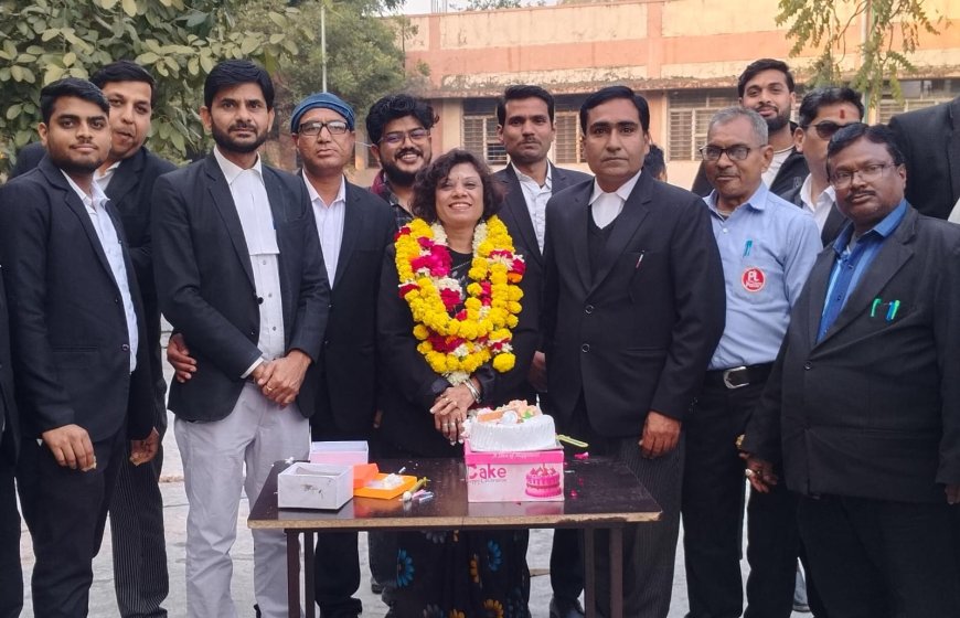 KOTA: एडवोकेट ज्योति गौड़ के जन्मदिन पर अधिवक्ताओं व समाजसेवियों ने दी शुभकामनाएं।