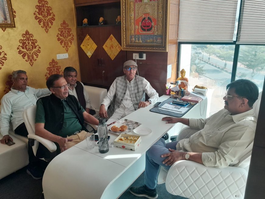 जयपुर में मीडिया कॉउन्सिल ऑफ जर्नलिस्ट्स पदाधिकारियों की द फैक्ट इंडिया न्यूज़ चैनल प्रबंधन से अहम मुलाकात
