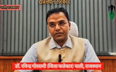 पाली जिला कलेक्टर रविंद्र गोस्वामी के नवाचार से जनगणना व स्वास्थ्य अभियानों को मिली नई दिशा